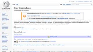 
                            7. Bihar Gramin Bank - Wikipedia