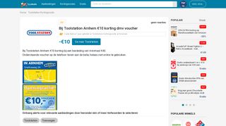 
                            9. Bij Toolstation Arnhem €10 korting dmv voucher - Spydeals