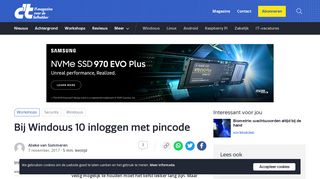 
                            7. Bij Windows 10 inloggen met pincode - c't - c't Magazine