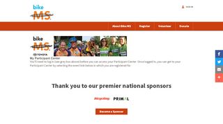 
                            1. Bike MS Participant Center login - National MS Society
