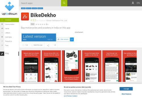 
                            9. BikeDekho 4.5 for Android - Download