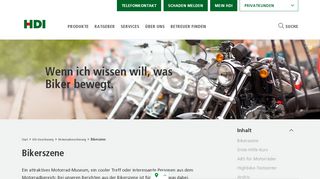 
                            3. Bikerszene – Das online Treffpunkt für echte Motorrad-Fans | HDI