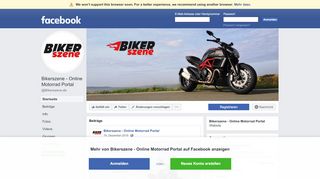 
                            2. Bikerszene - Online Motorrad Portal - Startseite | Facebook