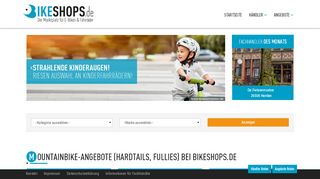 
                            12. Bikeshops.de - Marktplatz für E-Bikes und Fahrräder