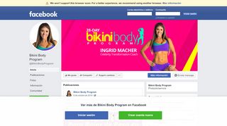 
                            7. Bikini Body Program - Inicio | Facebook
