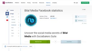 
                            11. Bilal Media | Detailed statistics of Facebook page | Socialbakers