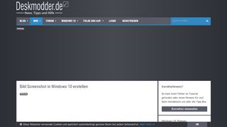 
                            10. Bild Screenshot in Windows 10 erstellen Deskmodder Wiki