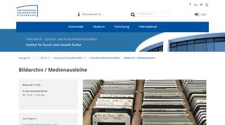 
                            2. Bildarchiv / Medienausleihe — Carl von Ossietzky Universität Oldenburg