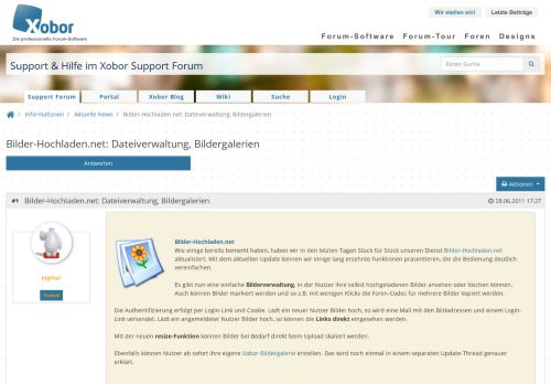 
                            3. Bilder-Hochladen.net: Dateiverwaltung, Bildergalerien - Xobor ...
