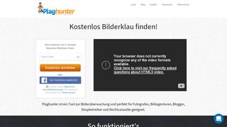 
                            1. Bilderklau im Internet finden mit Plaghunter