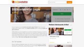 
                            3. Bildkontakte.at Login – so geht's!