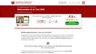 
                            4. Bildkontakte.ch im grossen Singlebörsen-Test 2019