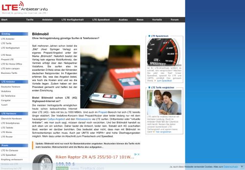 
                            9. BildMobil: Tarife & Testbericht - LTE-Anbieter.info
