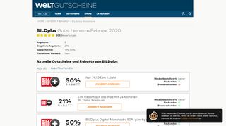 
                            10. BILDplus Gutschein Februar 2019 • Geprüfte Gutscheincodes bei ...