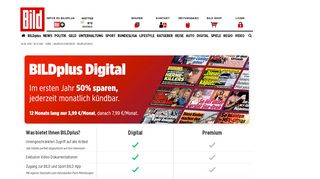 
                            3. BILDplus: Testen, FAQ, Preise, Hilfe und mehr! - FAQ - Bild.de