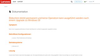 
                            8. Bildschirm blinkt permanent und keine Operation kann ausgeführt ...