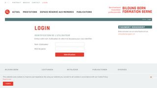 
                            13. Bildung Bern Login - Association professionnelle Formation Berne