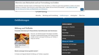 
                            6. Bildung und Teilhabe - Jobcenter -