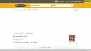 
                            2. ▷ Bildungsinsel GmbH in Gießen, Bahnhofstr. 82 | GoYellow.de