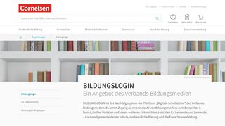 
                            6. Bildungslogin | Cornelsen