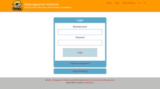 
                            3. Bildungsserver Südtirols - blikk :: login