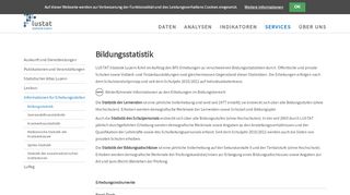 
                            7. Bildungsstatistik - LUSTAT Statistik Luzern