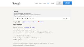 
                            8. Bileico wird mobil - Bileico Blog