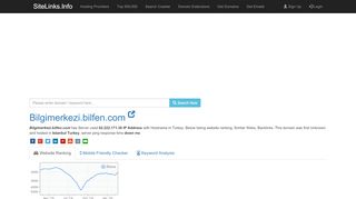 
                            6. Bilgimerkezi.bilfen.com | 82.222.171.38, Similar Webs, BackLinks ...