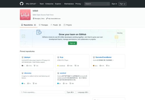 
                            10. bilibili - GitHub