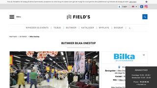 
                            12. Bilka OneStop i center Field's - Bøger - København S : rabatkoder ...