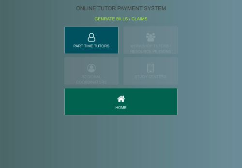 
                            6. Bill Creation - TUTOR PAYMENT System