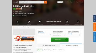 
                            9. Bill Forge Pvt Ltd, Attibele - Automobile Part Manufacturers in ... - Justdial