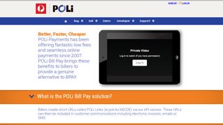 
                            8. Bill Pay - POLi Payments