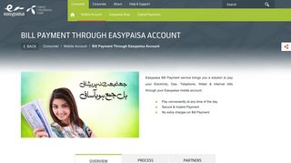 
                            2. Bill Payment -Easypaisa Mobile Account |Easypaisa