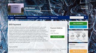 
                            12. Bill Payment | Ellis Water