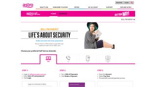 
                            3. Bill Payment | Features | Astro Self Service