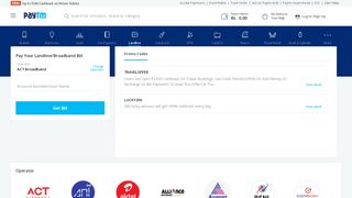 
                            5. Bill Payment of ACT product | Paytm.com