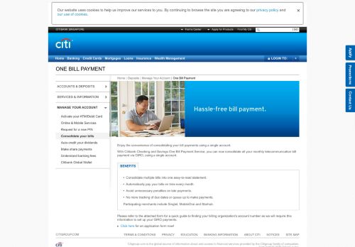 
                            2. Bill Payment Service | Bill Consolidation | One Bill Payment - Citibank ...