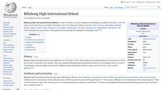 
                            8. Billabong High International School - Wikipedia