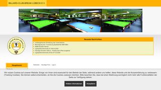 
                            11. Billard Club Break Lübeck e. V. - Pool & Snooker