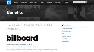 
                            11. Billboard | Benefits | BMI.com