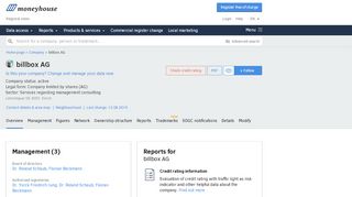 
                            11. billbox AG, Zürich - Address, Management & more - Moneyhouse