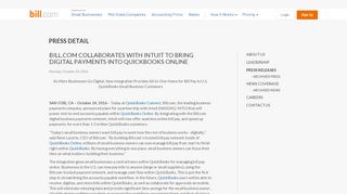 
                            11. Bill.Com Collaborates With Intuit To Bring Digital Payments Into ...