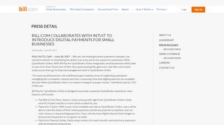 
                            10. Bill.com Collaborates with Intuit to Introduce Digital Payments for ...