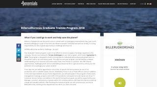 
                            11. BillerudKorsnäs Graduate Trainee Program 2018 - 4potentials ...