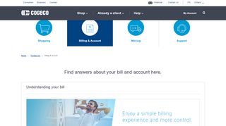 
                            5. Billing and Account | Contact | Cogeco