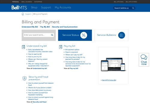 
                            4. Billing and Payment | MTS