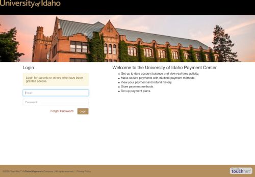 
                            13. Billing Center Login - University of Idaho Marketplace