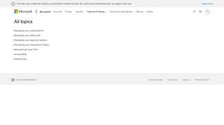 
                            8. Billing help - Microsoft account - Microsoft Commerce