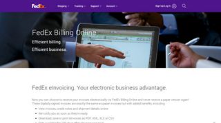 
                            10. Billing Online | Electronic Invoices | FedEx India